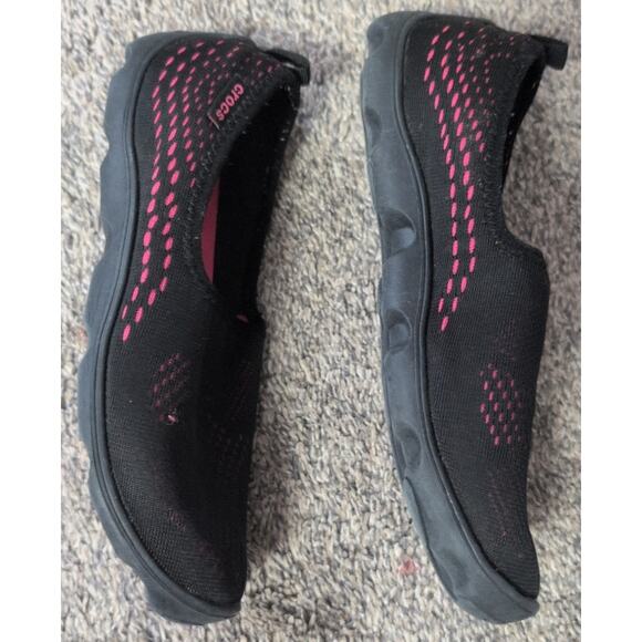 Crocs Women Duet Busy Day Xpress Mesh Skimmer Shoes – Size 7 - Picture 3 of 5